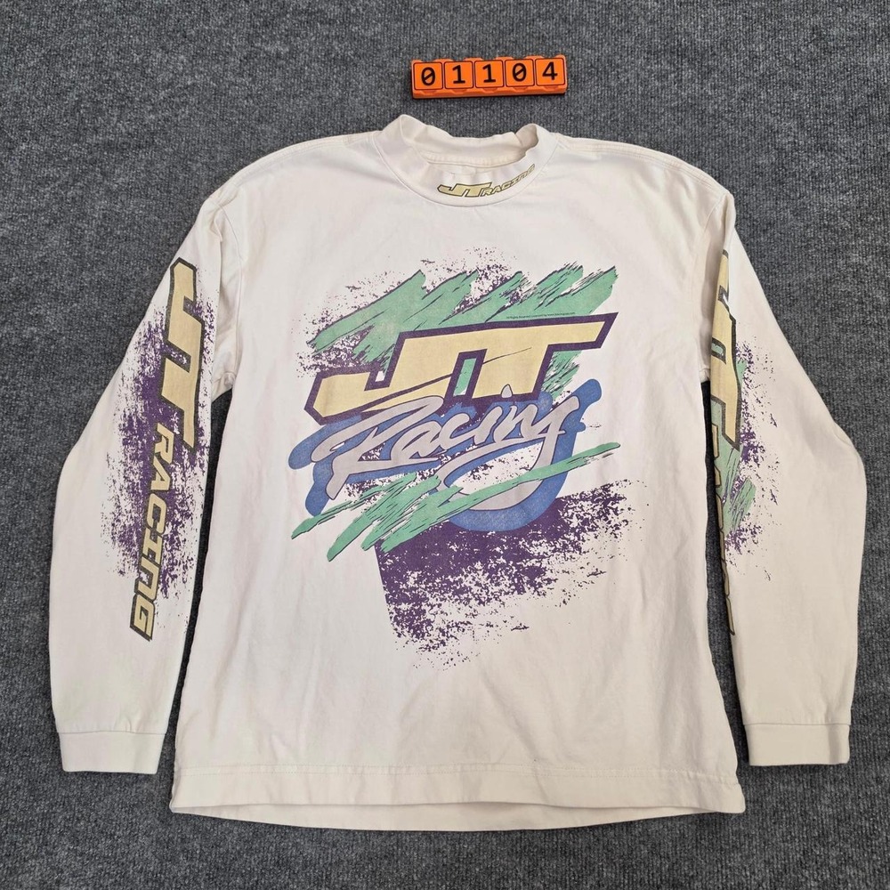 Hollister Co. JT Racing long sleeve cotton shirt with graphic, size XS
